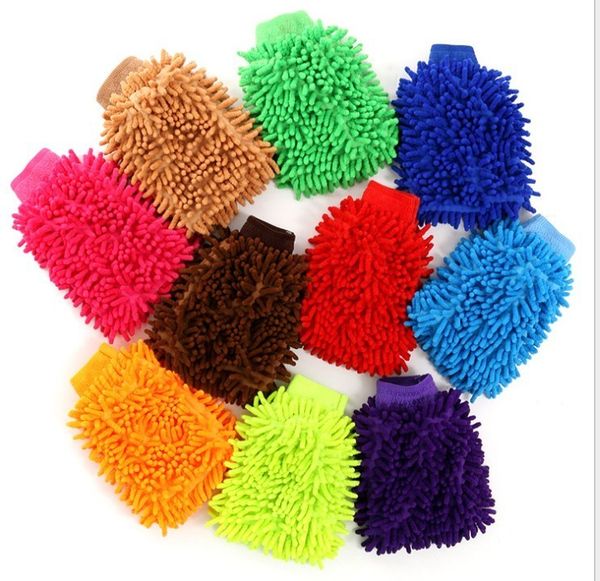 

microfiber cleaning chenille wash gloves equipment car detailing cloths home duster washing tool motorcycle