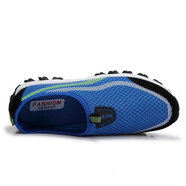 

breathable mesh men's summer sneakers wear-resistance man jogging shoes slip on running men sneaker soft walking footwear 41 42