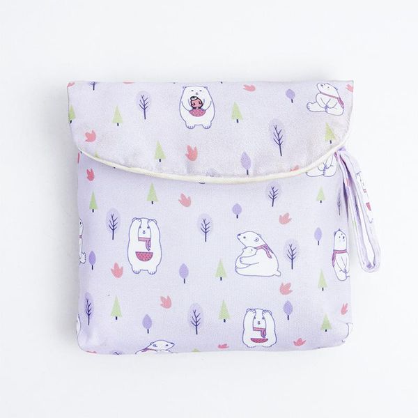 

storage bags 1pc portable napkin sanitary bag cosmetic tampon organizer coin card pouch