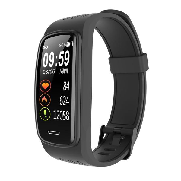 

cb01 096 inch tft screen ip68 waterproof smart bracelet support sleep monitor heart rate monitor blood pressure monitor