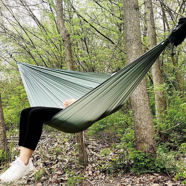 

tents and shelters ultralight parachute fabric hammock size 260 x 140cm 3 colors1