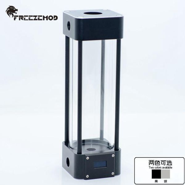 

fans & coolings emod square computer water cooler glass tank metal 2021 lcd temperature sense. bl-wdx1