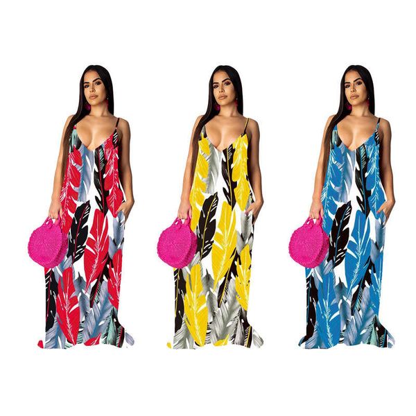 

new women's cotton casual printed dress with suspender, Black;gray