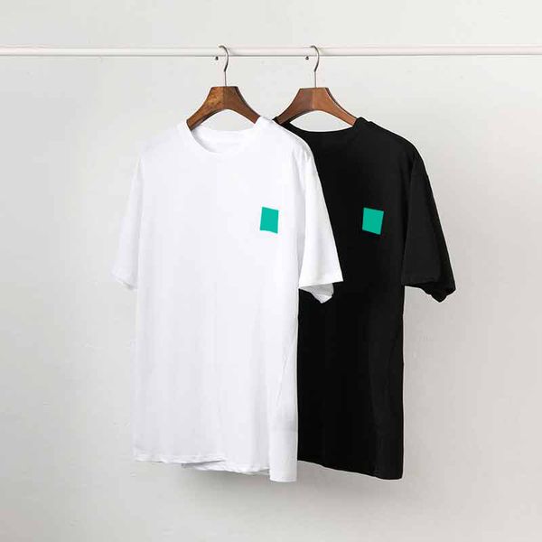 

mens t shirts fashion casual t shirts for men and women in summer wear t-shirts short sleeves on the streets with 2 colors of quali, White;black
