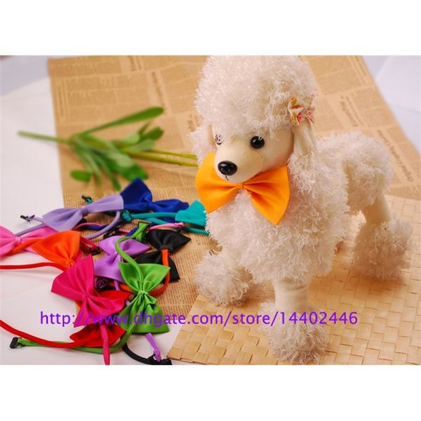 

neck bow dog shipping 200pcs cat tie grooming supplies pet headdress flower