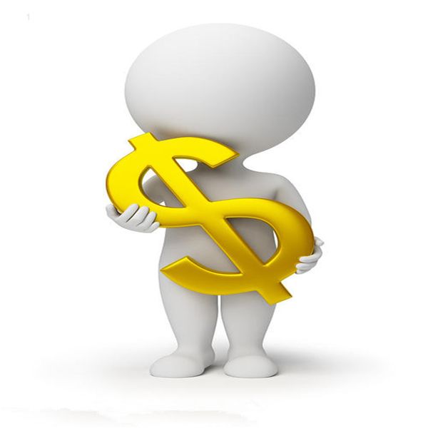 

one dollar link for vip to fill price difference extra fee with dhl ems shipping logistics etc qwe233pp, Gray