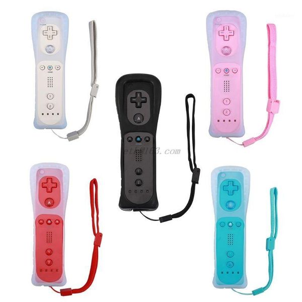 

wireless gamepad with silicone case for wii remote controller joystick without motion plus1