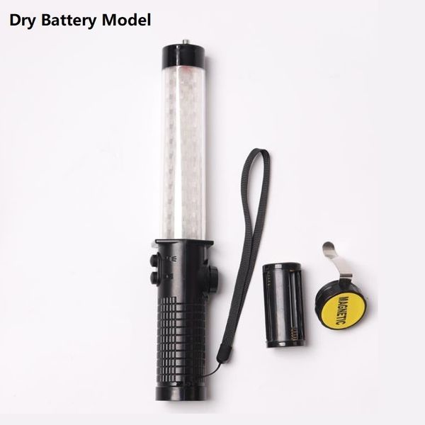 

30cm multi-functional traffic light baton laser whistle buzzer broken window magnetic fire emergency evacuation traffic warning wand led saf