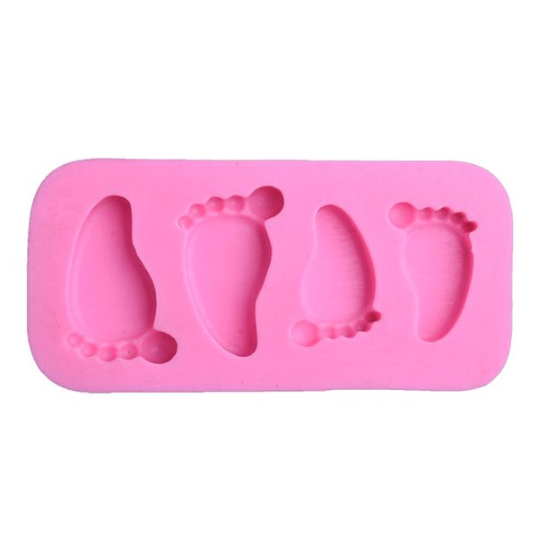 

footprint silicone mold diy sugar cake decorate chocolates desserts molds originality baking mould kitchen supplies 1 3xq f2