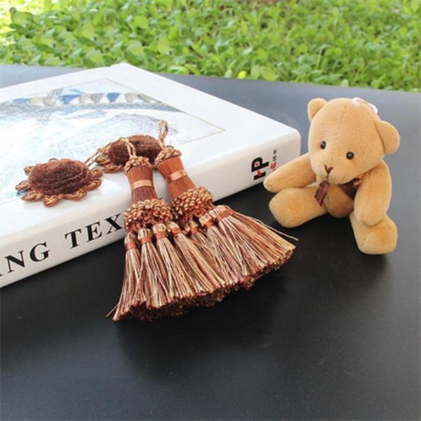 

1pc polyester flower curtain tieback room accessories curtains tassels fringe green hanging pendant diy small tassel hang balls h jllljb