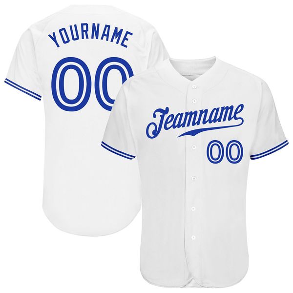 

custom white royal-9898 authentic baseball jersey, Blue;black