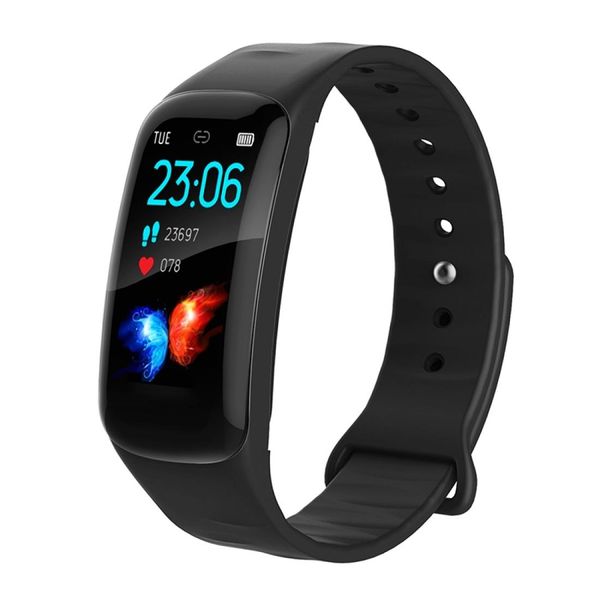 

h29 114 inches ips color screen smart bracelet ip67 waterproof support step counting call reminder heart rate monitoring sleep monitorin