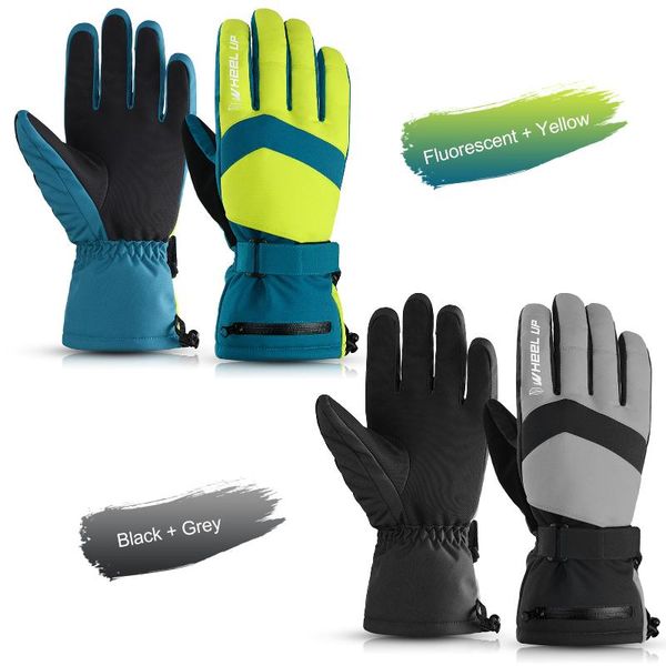 

ski gloves men women winter waterproof windproof warm snowboard bicycle for adult