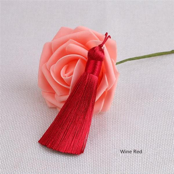 

10pcs fashion multicolor tassel pendant diy handicrafts garment home textile curtain pendant accessories chinese knot tassel h qyldko
