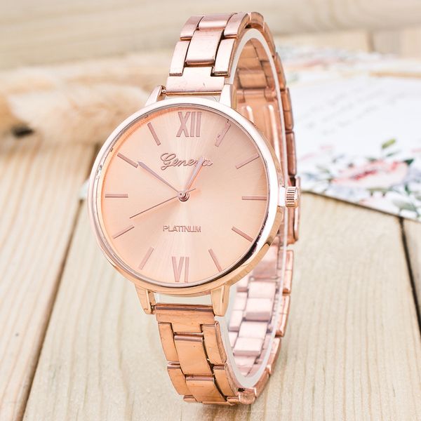 

women men retro design alloy band analog quartz wristwatch luxury men watch men stainless steel watch 2019fashion watch, Slivery;brown