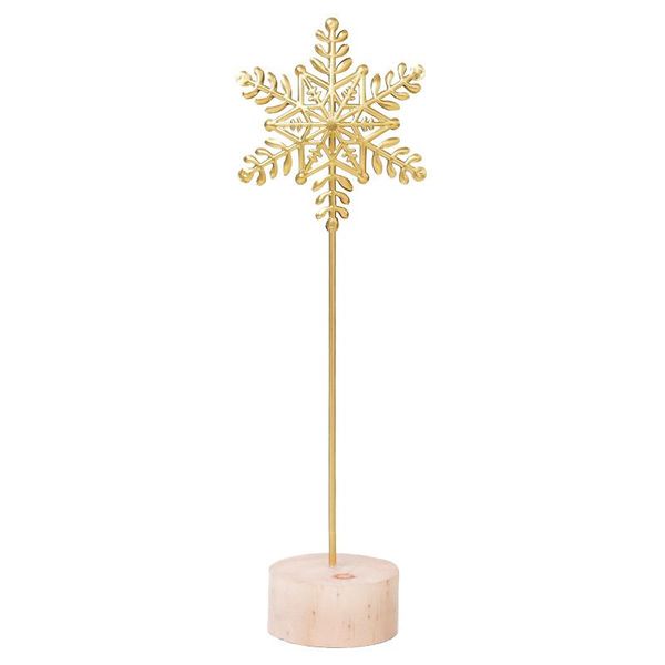 

Nordic Light luxury gold snowflake iron decoration creative modern living room porch desktop decoration