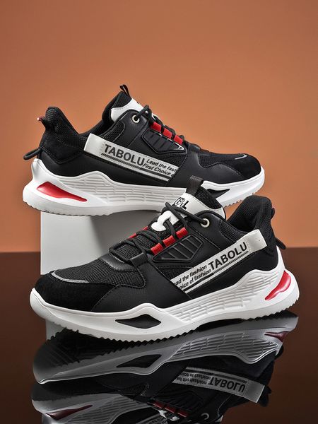 

men casual mesh men's classic leisure comfortable shoes, Black;brown