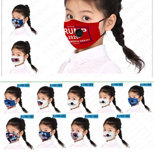 

factorya2dydonald 2020 usa children america pm2.5 trump maks breather valve boys girls kids face mask with 488k