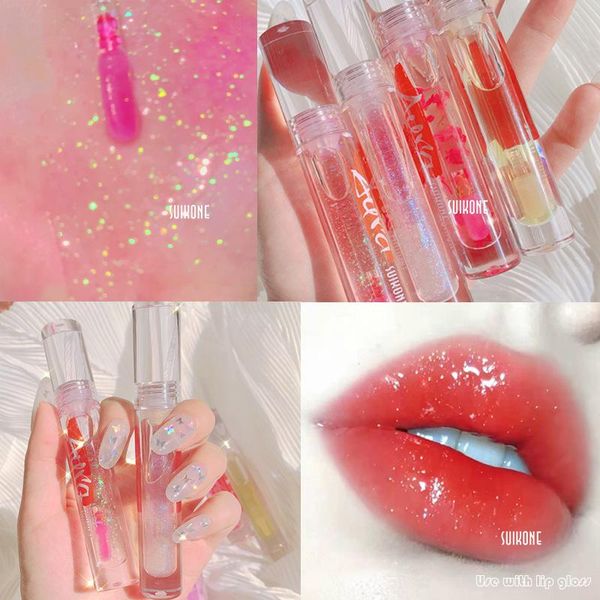 

lip gloss 5 colors camellia flower oil moisturizing color changing care liquid vitamin e