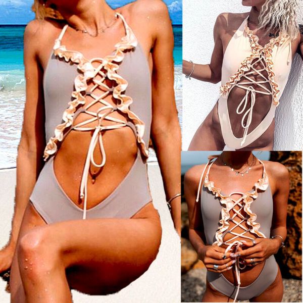 

women's one piece bikini push-up padded swimwear swimsuit bathing suit, White;black