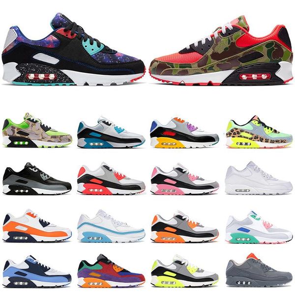 

men sneakers shoes classic 90 men and woman shoes sports trainer air cushion surface breathable sports shoes 36-45 jutt9, White;red