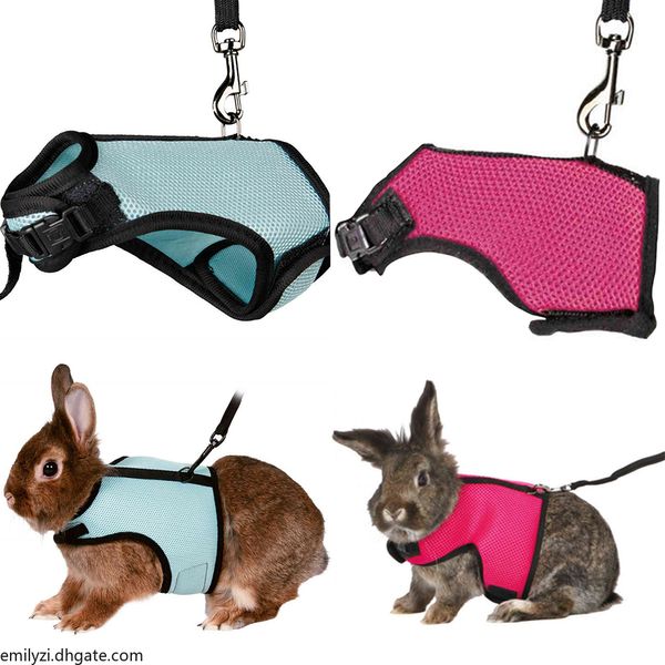 

pet hamster rabbit harness with lead set ferret guinea pig small animal pet walk lead leash bunny little pets harness