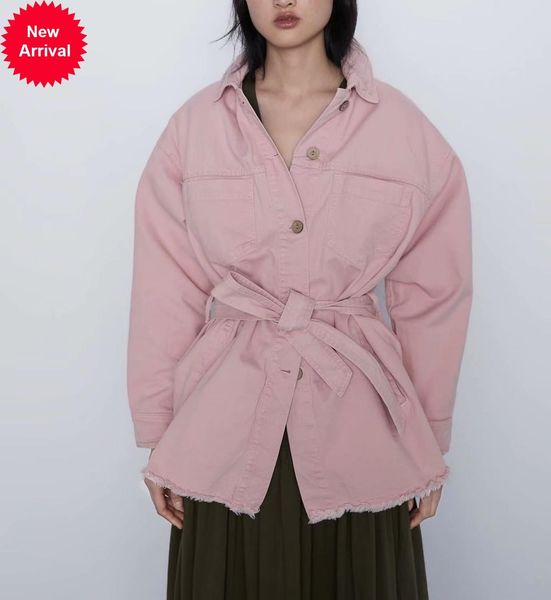

sleeve spring loose female for cool shirt square belt women obrix collar pockets casual style blouse autumn full ivwqw, Black