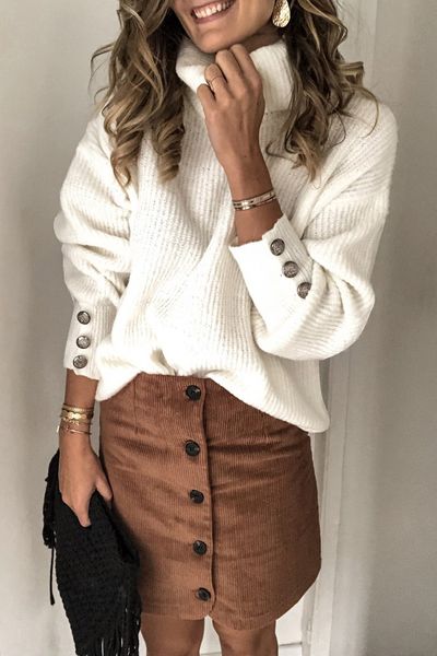 

new solid color collar for autumn/winter europe plus thick top, White;black