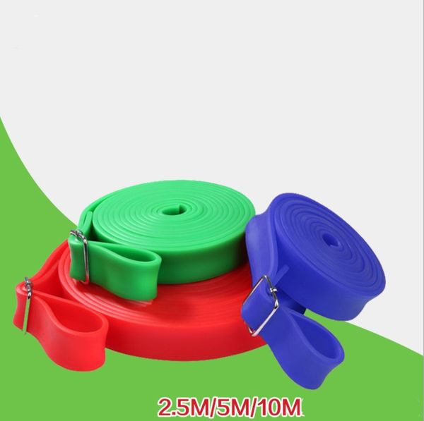 Explosive Kraft Übungswiderstandsband 4 cm Krafttraining Fußball Basketball elastisches Seil Fitness Zuggürtel Gummiseil 3M/4m/5m/10M