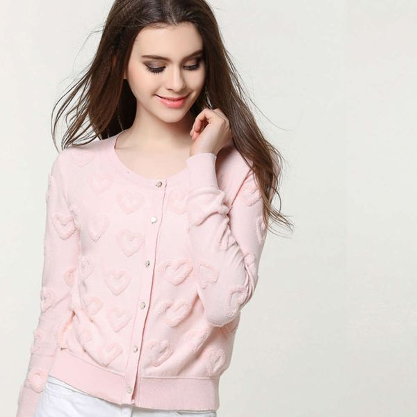 

spring and autumn new slim elastic rib cute sweet knitting air conditioning thin cardigan, White;black
