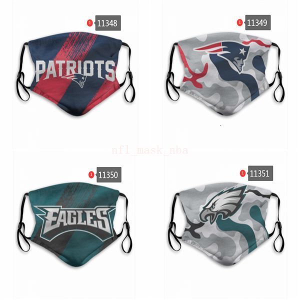 

football 2020 new luxury designer american brand mask rugby team fashion many styles reusable dust masks can be mi