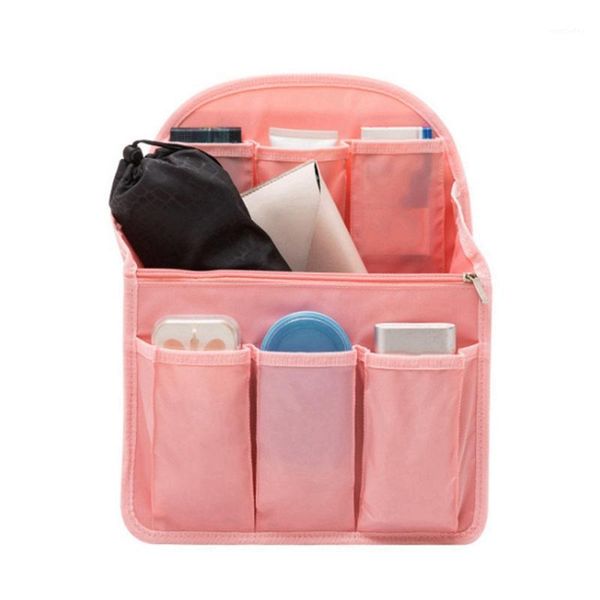 

storage bags insert bag large-capacity travel internal diaper backpack liner toiletry storage1