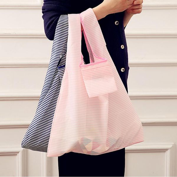 

fashion printing green folding shopping bag folding hand bag convenient large supermarket capacity storage bags