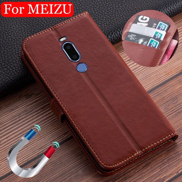 

on m5s m5c m6s m6t flip wallet leather for meizu m5 m6 note 8 9 note8 note9 cover book kickstand phone case
