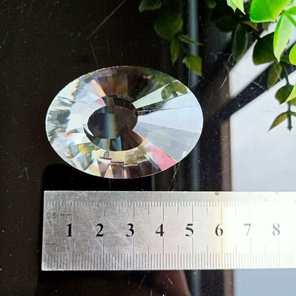 

k9 50mm clear bird's nest glass crystal pendants suncatcher chandelier crystals prisms hanging ornament decoration accessories h wmtyyo