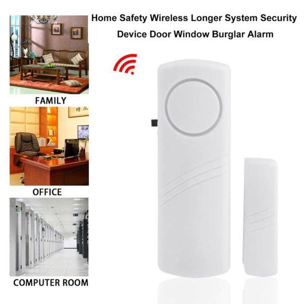 

5pcs/10pcs door window wireless burglar alarm with magnetic sensor home safety wireless longer system security device r20