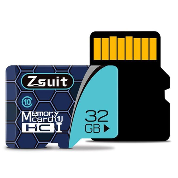 

zsuit 32gb high speed class10 silver grey tf memory card