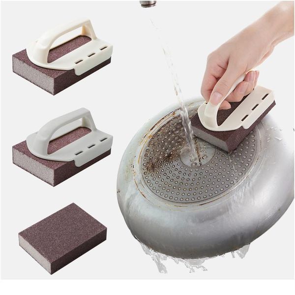 

nano melamine emery sponge pot brush for removing rust kitchen tool sponge cleaning brush descaling bbyarq