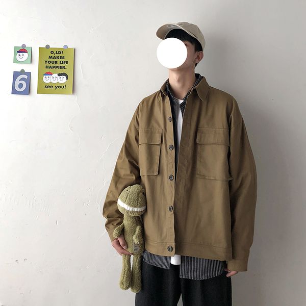 

2021 new privathinker men spring black casual jackets mens hip hop fashion jacket clothes male street-style coats oversized y55i, Black;brown