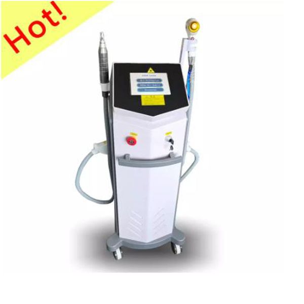 

multi-function beauty equipment 808nm diode laser hair removal laser pico laser ice diode mahcine for clinic spa salon, Black