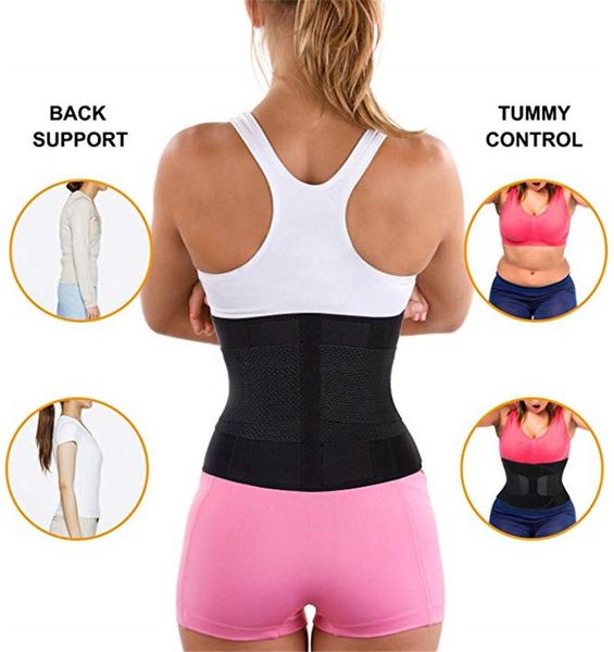 

waist support lumbar back brace belt - lower pain relief massage band for herniated disc sciatica and scoliosis men & women, Black;gray