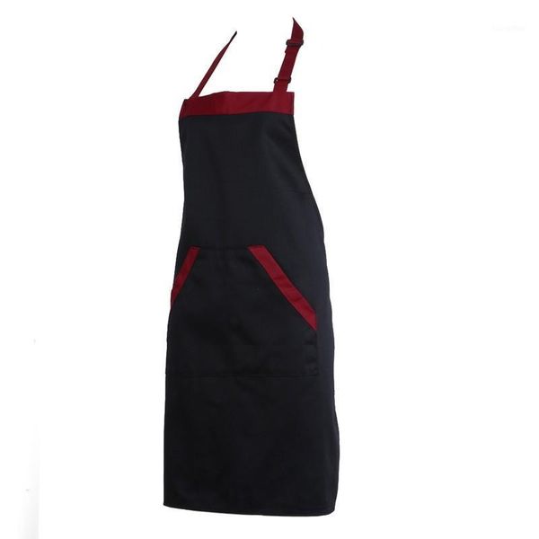 

chef cooking kitchen catering halterneck apron bib with 2 pocket  in medium fashion kitchen accessorie1