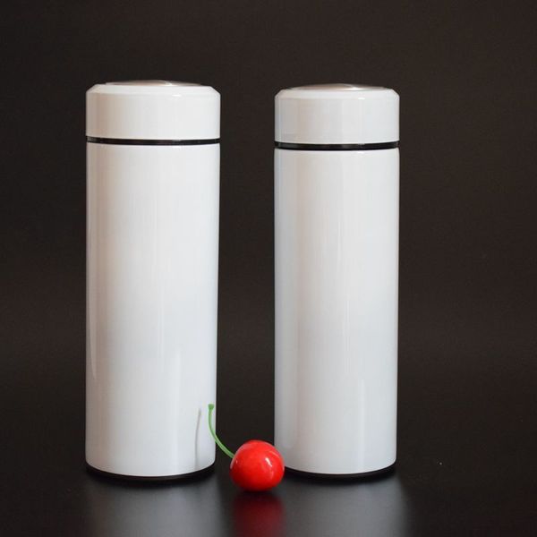 

500ml sublimation vacuum cup double wall stainless steel water bottle straight cups blank thermal transfer flask a05