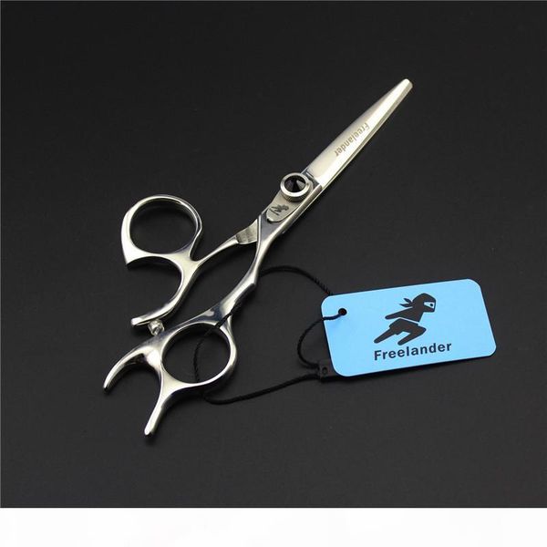 

6 inch hair cutting flat blade sharp hair scissors professional titanium salon shears for hairdressing barber
