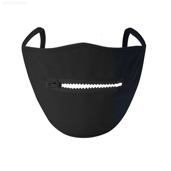 

zipper creative face mask 2020 design new easy to drink washable reusable covering protective masks epacket