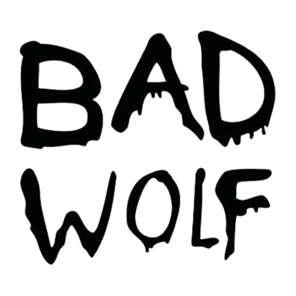 

13cm*11.5cm doctor who bad wolf fashion car-styling vinyl stickers decals black/silver s3-4806