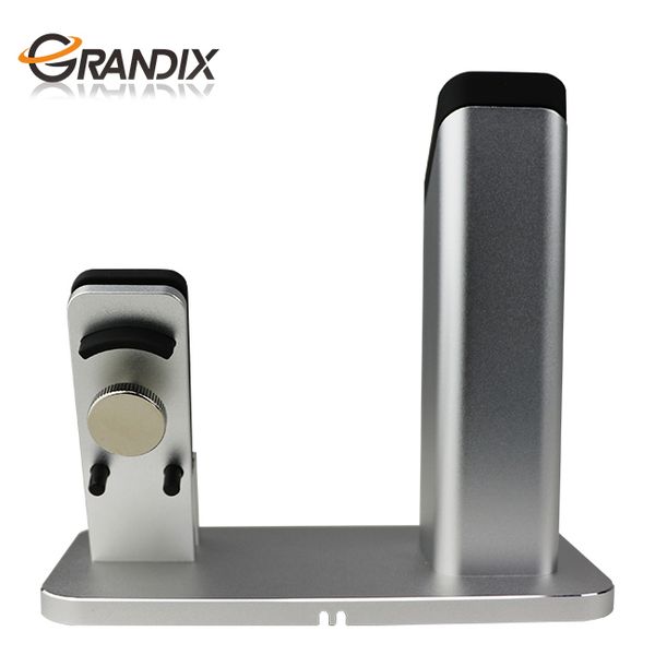 

4fds2awaluminium material mobile phone smart watch stand holder for home and office