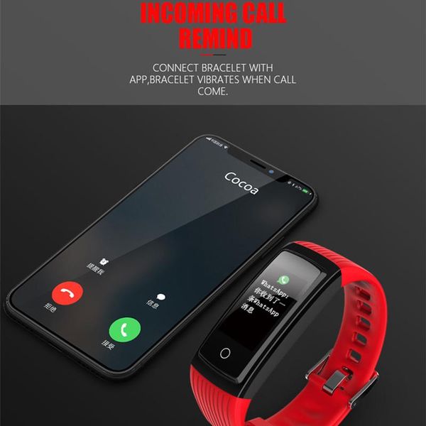 

умный браслет артериальный давление кислорода монитор v5s smart band fitness tracker браслет монитор сердечных частот шагомер спортивные час