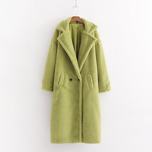 

2020 ins fashion women outwear long coats winter wark thick coats fashion women clothing, Black