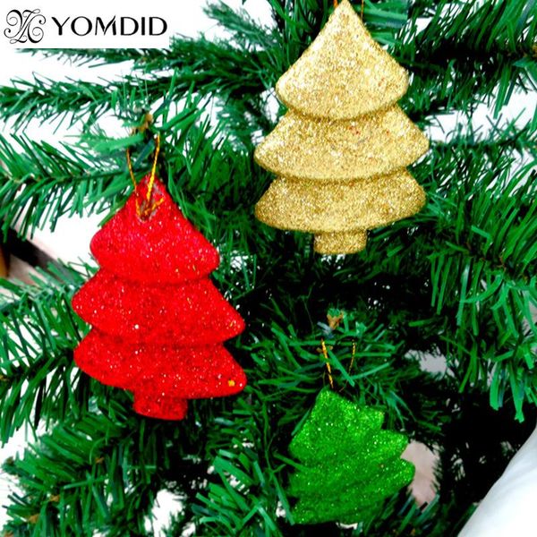 

christmas decoration 3pcs xmas tree shape ornament christmas tree hanging ornament new year home party pendant decorations tsetymmyc